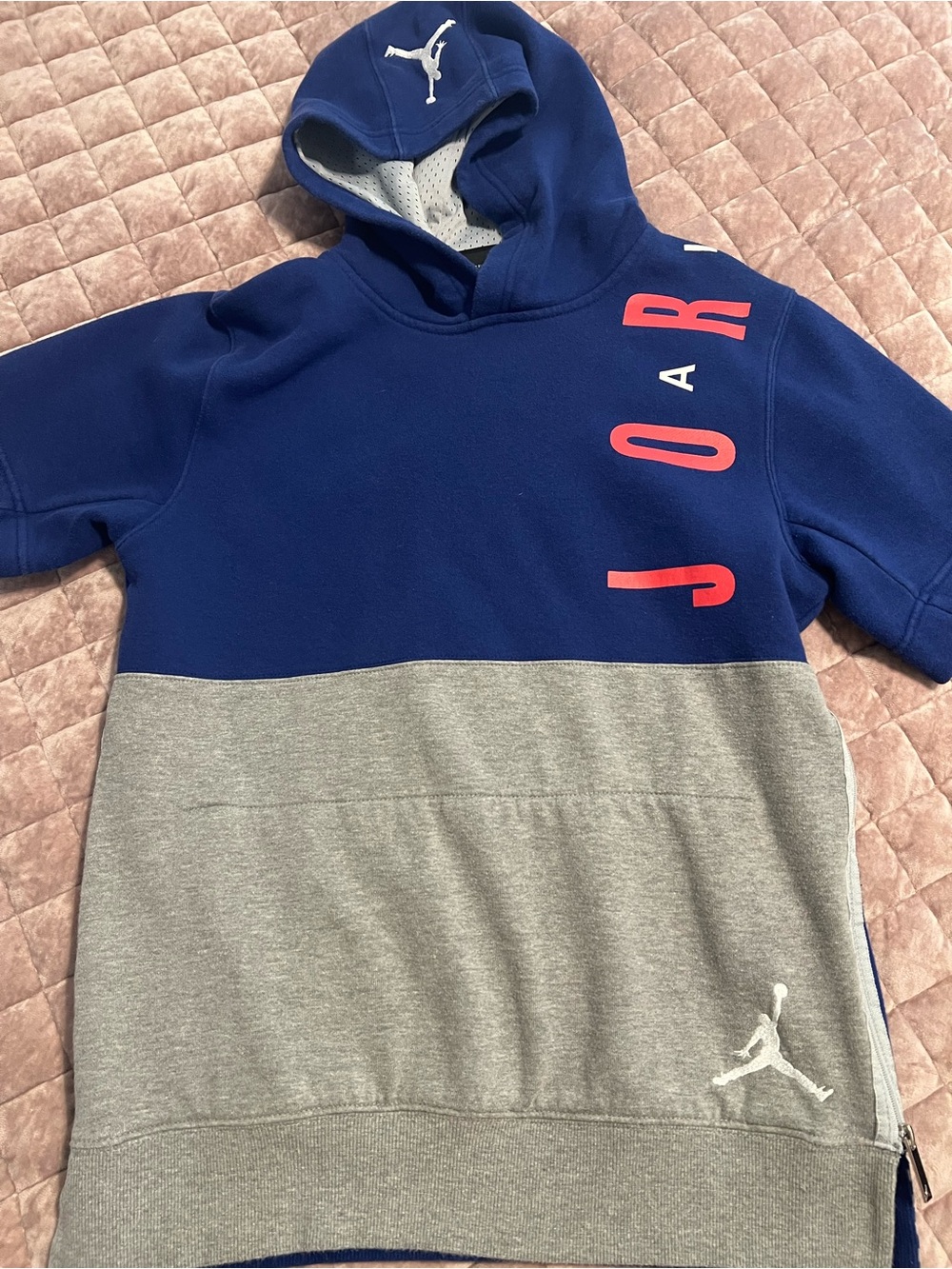Boys Nike Like New Jordan Jumpman SS Hoodie sz L